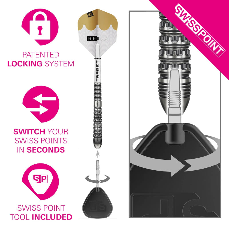 Target Redux SP 90% Tungsten Steel Tip Darts