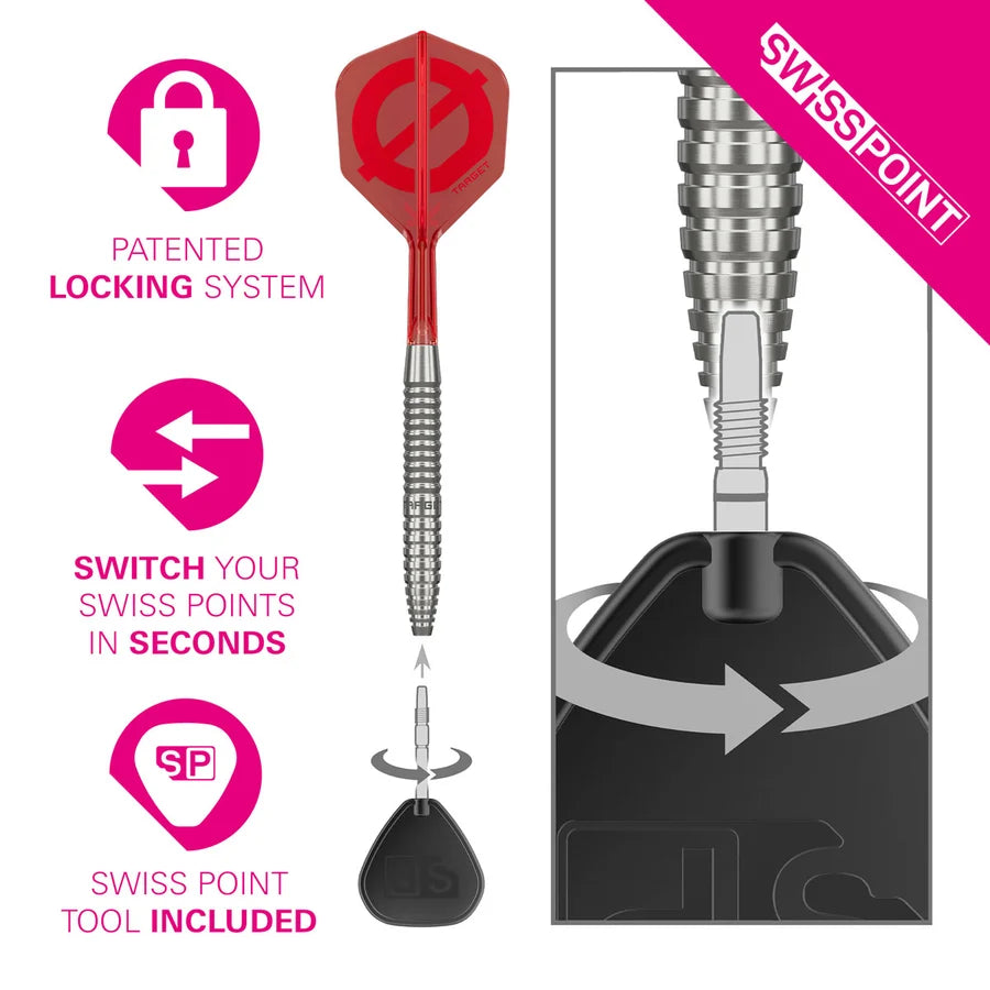 Target GROUP O 02 Steel Tip Darts - Aussie Dart Supplies Online