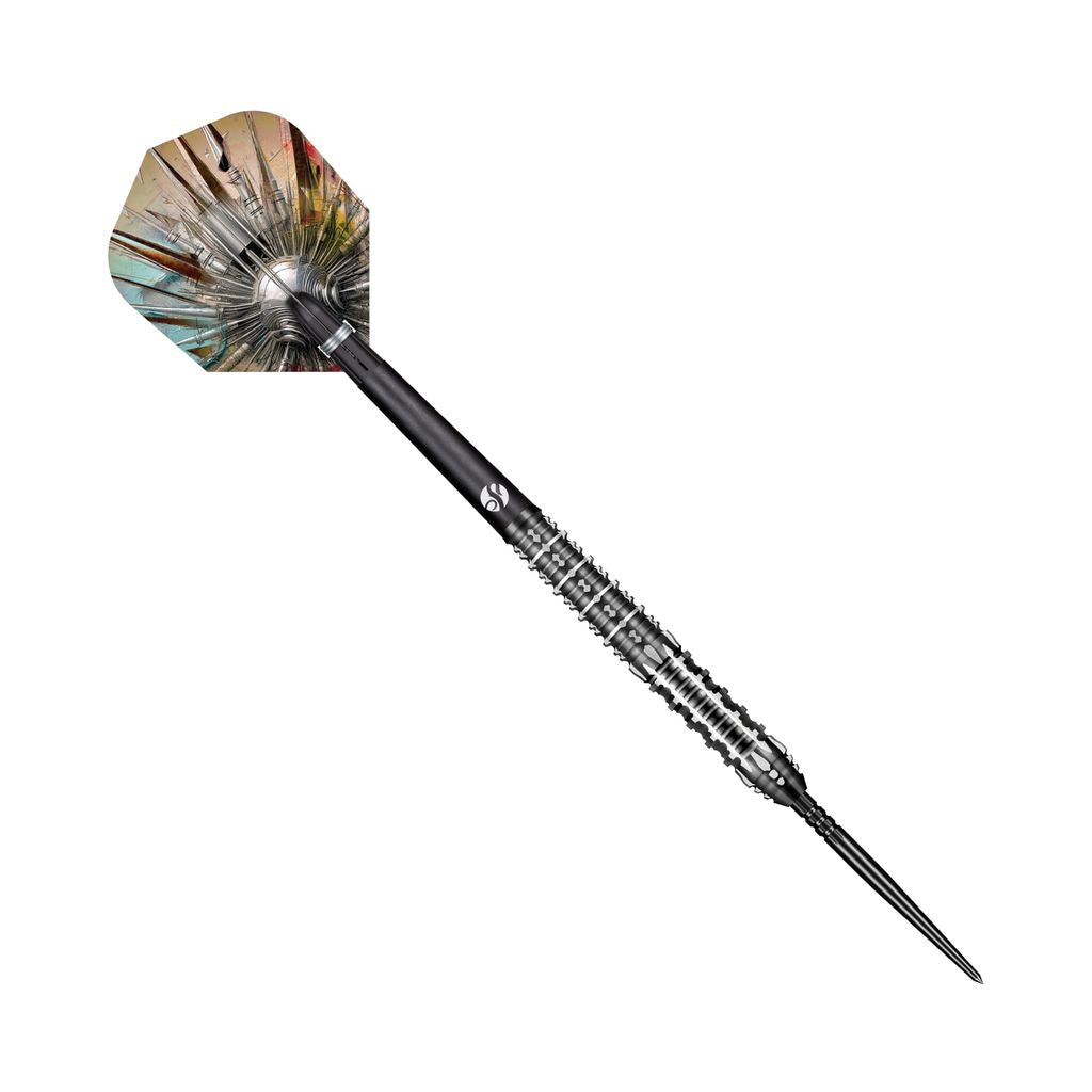 Gnarly Shredda Steel Tip Dart Set-90% Tungsten Barrels-Turbo Points