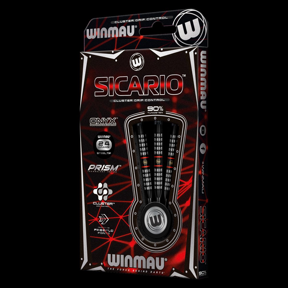 Winmau - Sicario 90% Tungsten Alloy Steel Tip