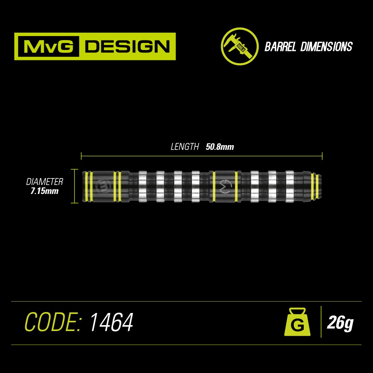 MvG Assault 90% Tungsten alloy