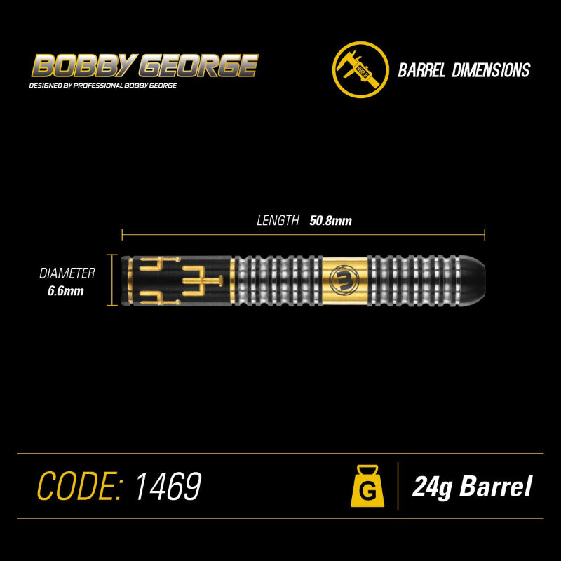 Bobby George 24 gram 90% Tungsten alloy