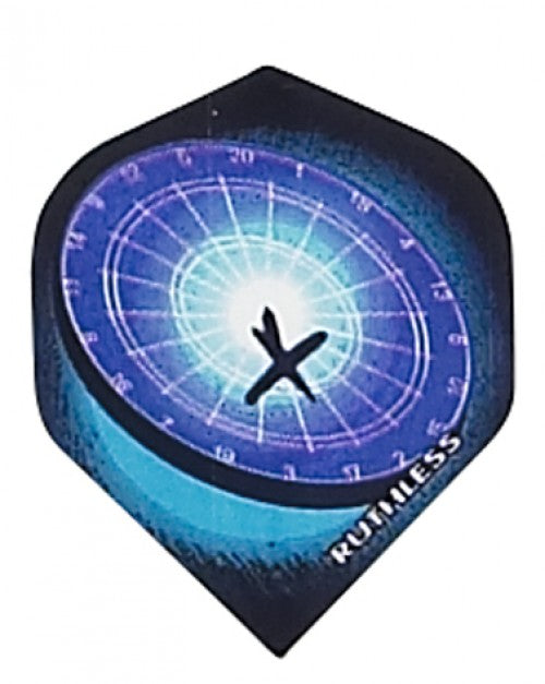 Ruthless Blue Dart Board Standard Heavy Duty Flights
