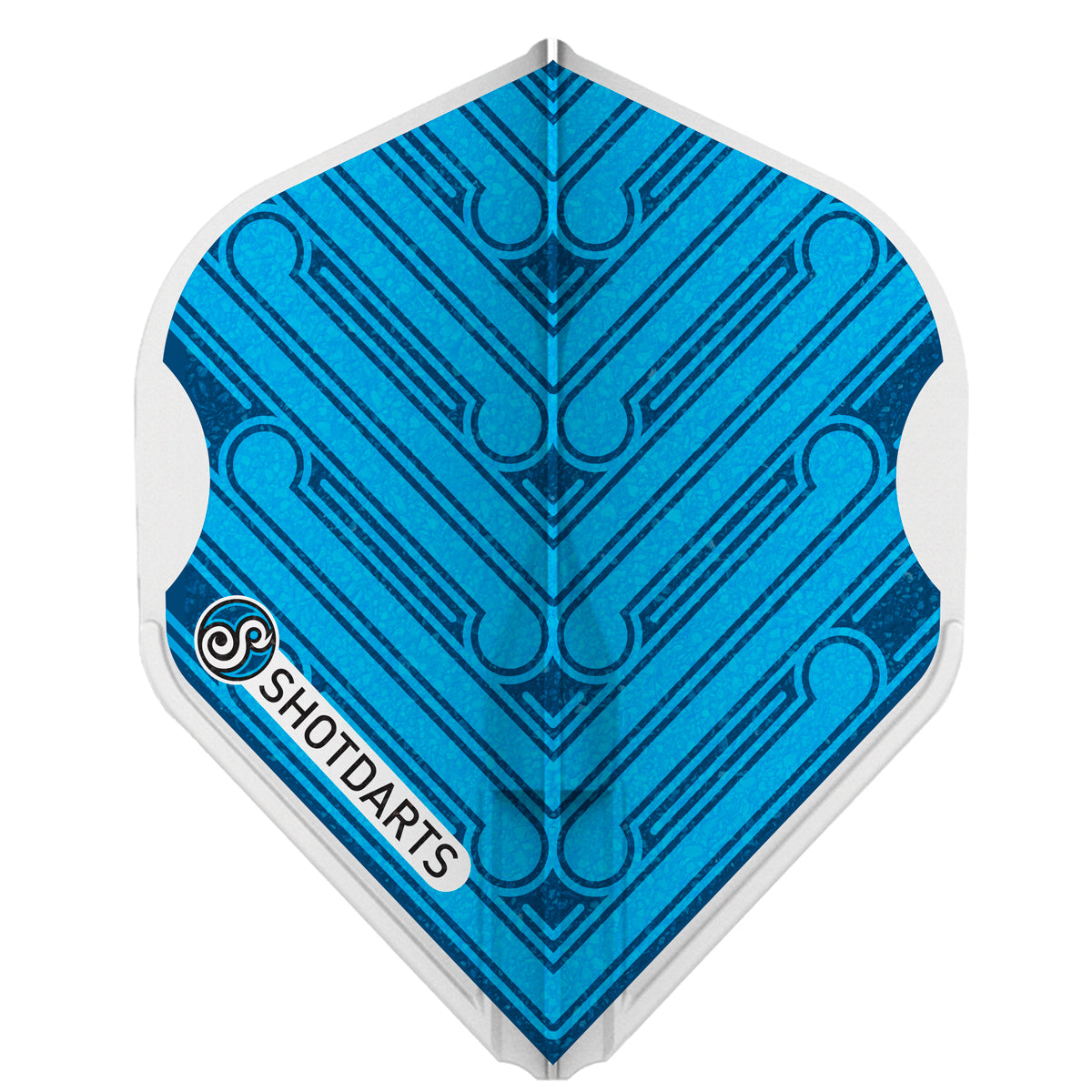 Shot L-Style EZ L1 Standard Shape Manu Blue Dart Flight Set