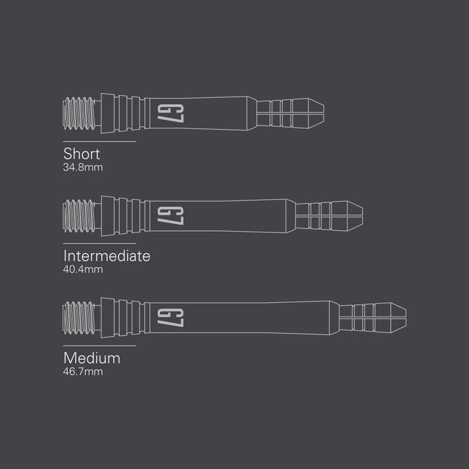 Phil Taylor Power Titanium GEN 7 Shafts