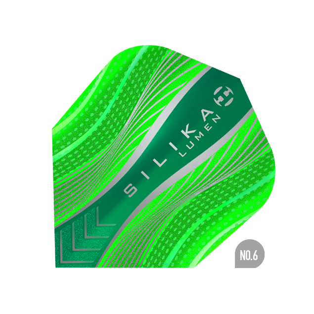 Harrows Silika Lumen No6 Std Flights - Assorted Colours