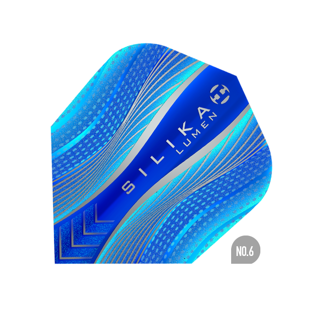 Harrows Silika Lumen No6 Std Flights - Assorted Colours