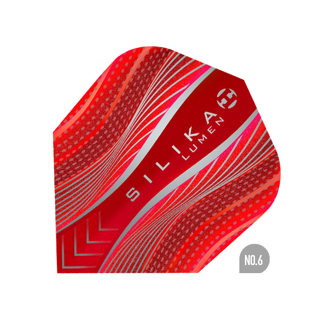 Harrows Silika Lumen No6 Std Flights - Assorted Colours