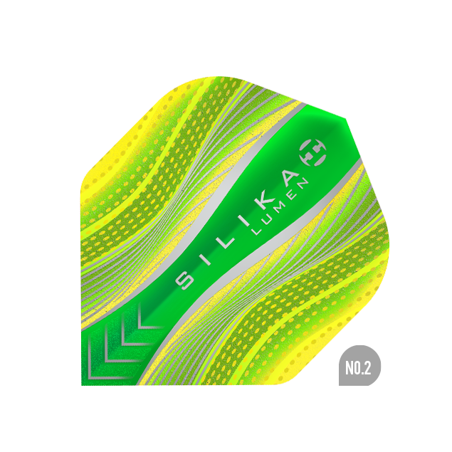 Harrows Silika Lumen No2 Std Flights - Assorted Colours