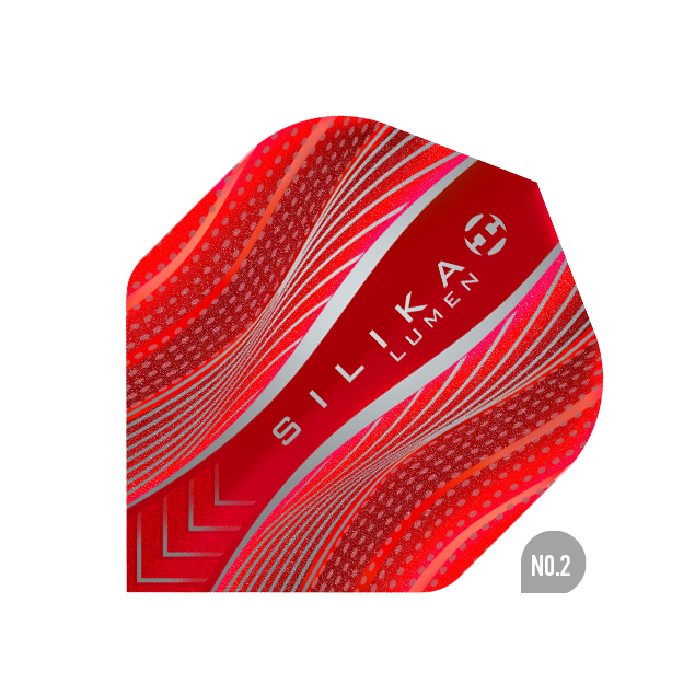 Harrows Silika Lumen No2 Std Flights - Assorted Colours