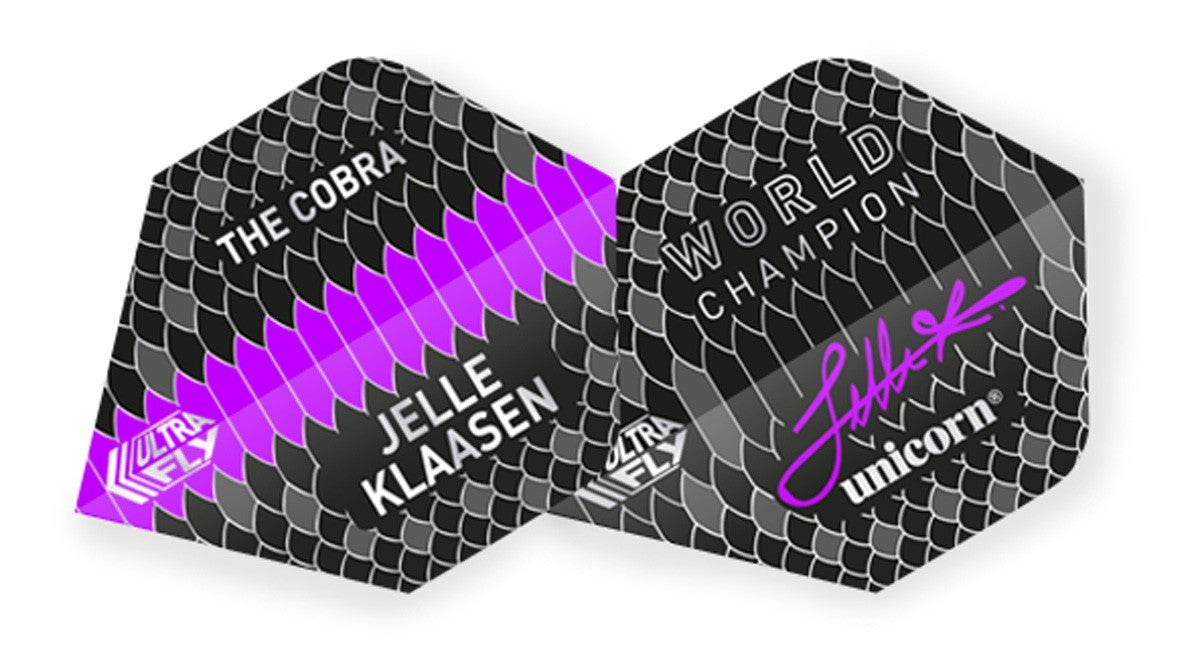 JELLE KLAASEN ULTRA FLY.100 PLUS FLIGHTS - Aussie Dart Supplies Online
