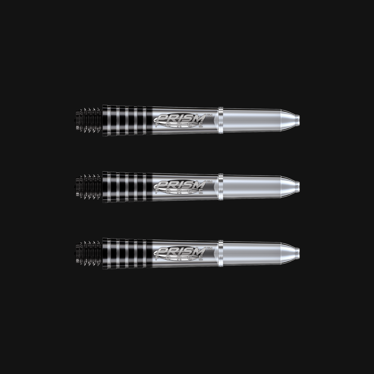Winmau Prism Force Short 35mm Clear Shafts