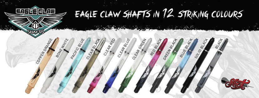 Eagle Claw Shaft Blue Black with Ring - Aussie Dart Supplies Online