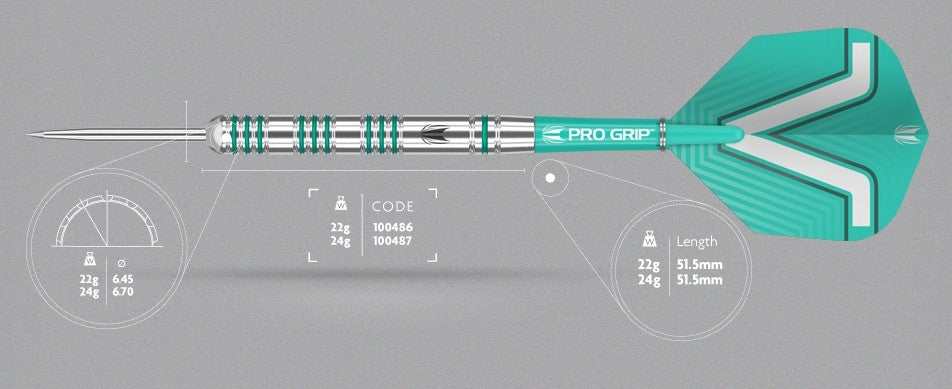 Rob Cross 80% Tungsten Steel Tip Darts Set - Aussie Dart Supplies Online