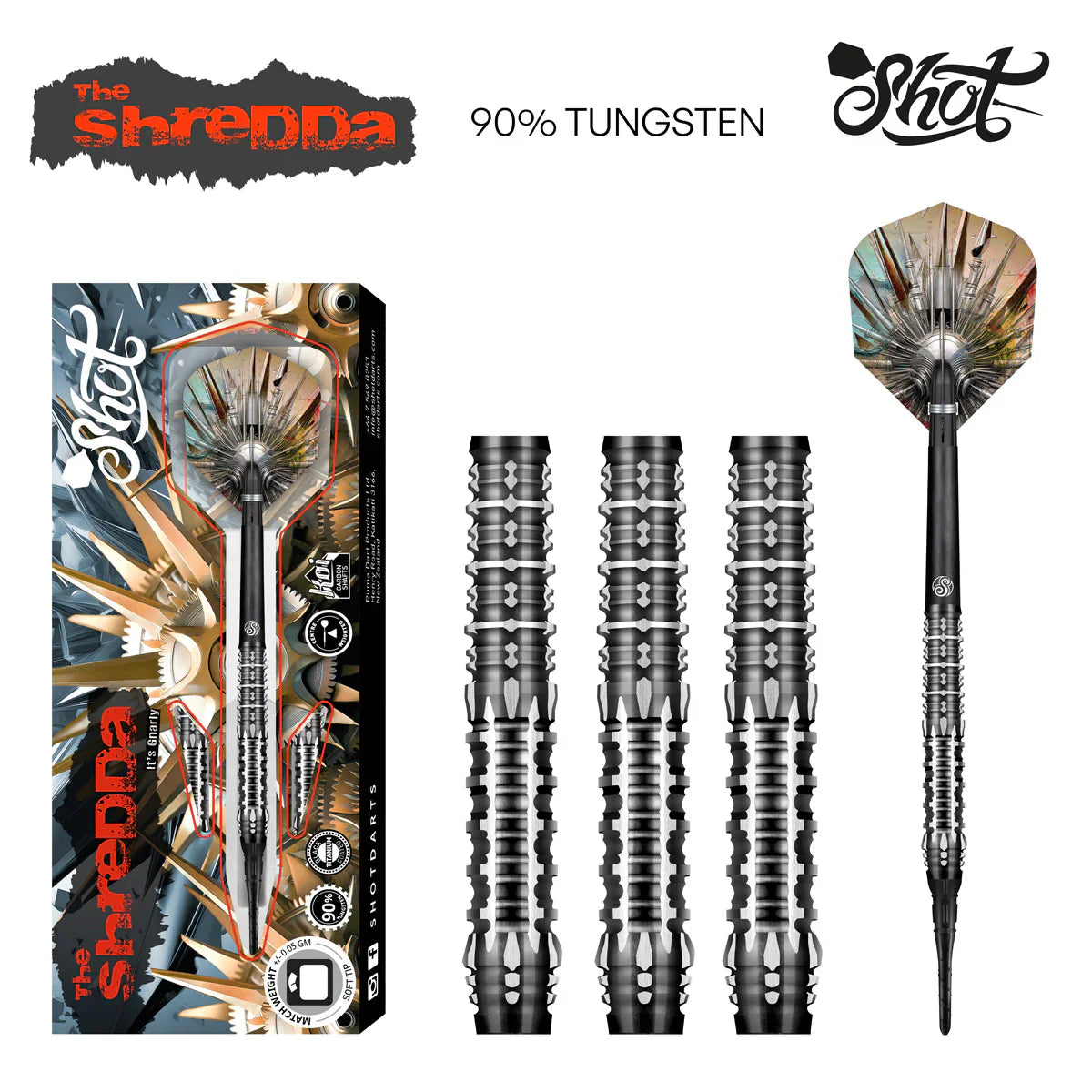 Shot Gnarly The Shredda Soft Tip Darts