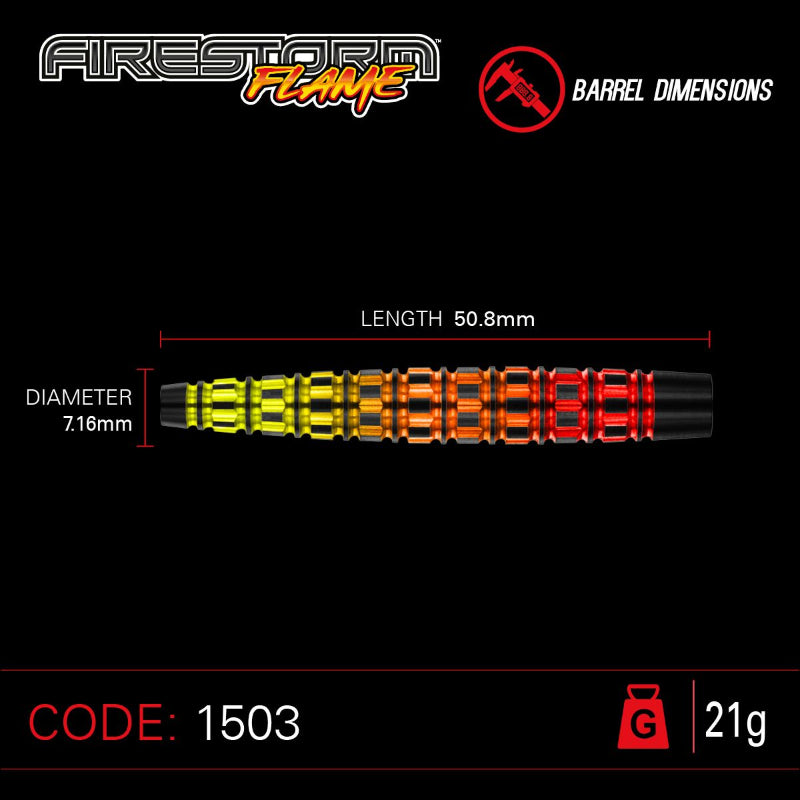 Firestorm Flame 90% Tungsten alloy