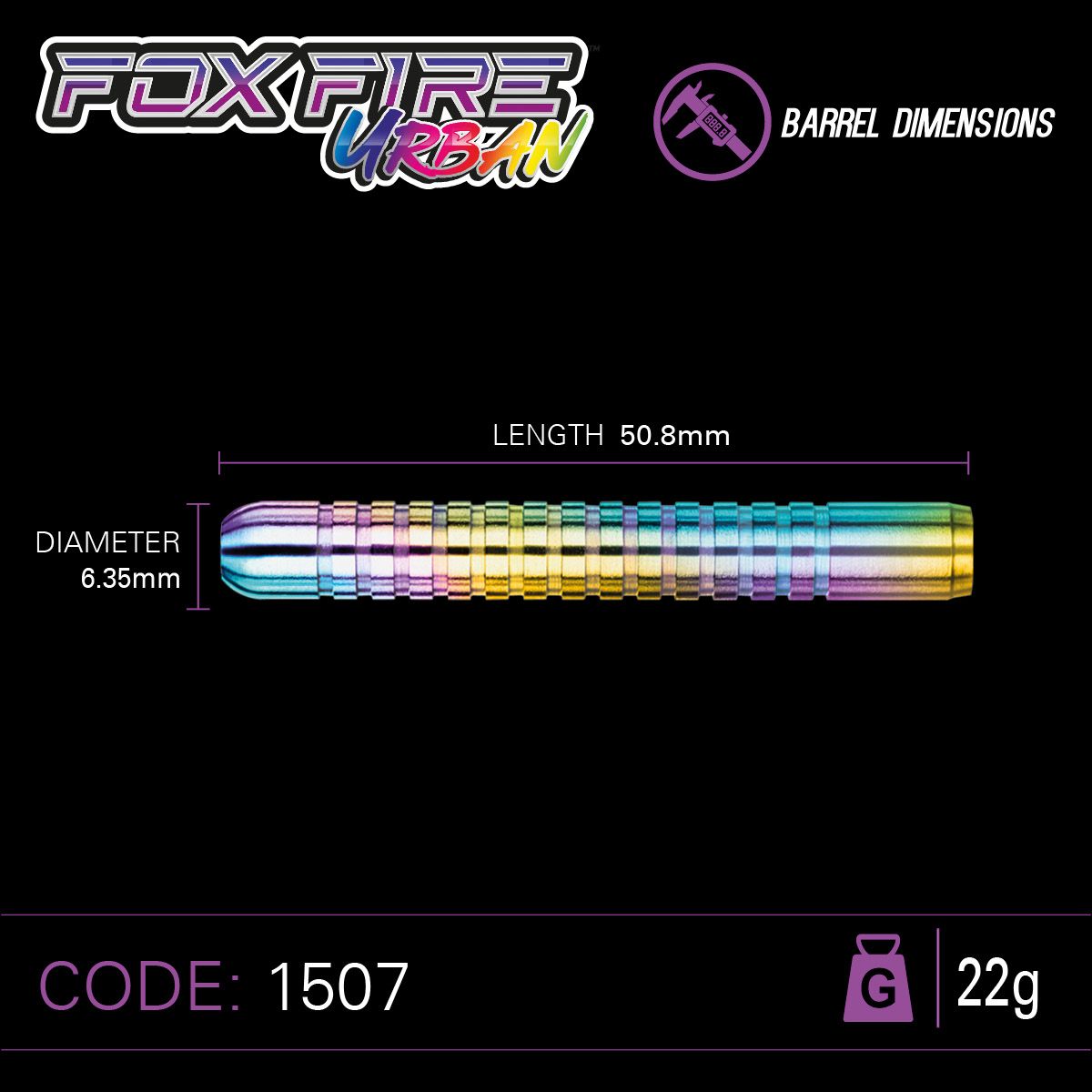 Foxfire Urban 80% Tungsten alloy