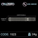 Winmau Callisto 1 90% Tungsten