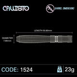 Winmau Callisto 2 90% Tungsten