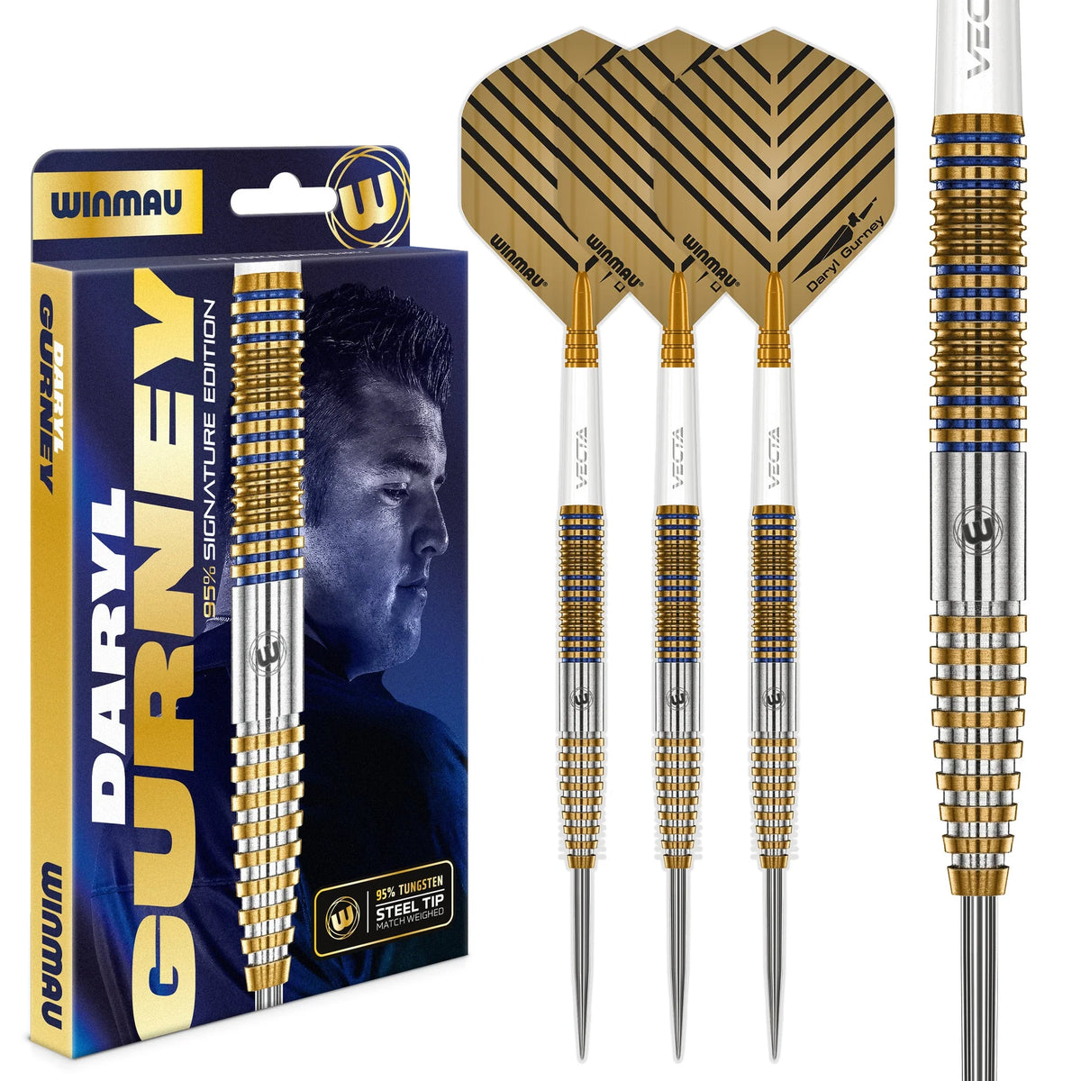 Winmau Daryl Gurney 23G Signature Edition 95% Tungsten Dart Set