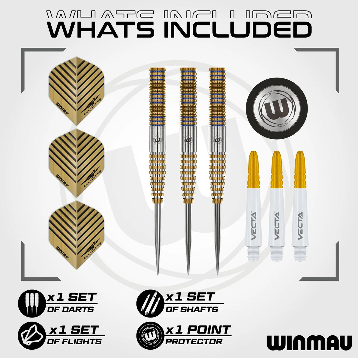 Winmau Daryl Gurney 23G Signature Edition 95% Tungsten Dart Set