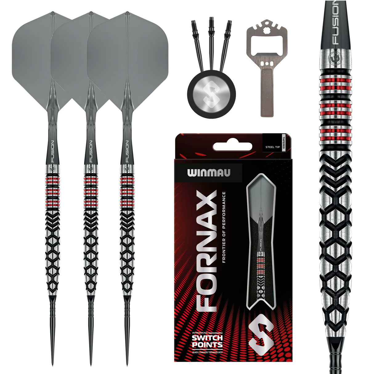 Winmau Fornax Switch Polints - Tapered 90% Tungsten - Aussie Dart Supplies Online