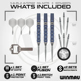 Winmau Lunaris Switch Point - Parallel 90% Tungsten - Aussie Dart Supplies Online