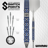 Winmau Lunaris Switch Point - Parallel 90% Tungsten - Aussie Dart Supplies Online