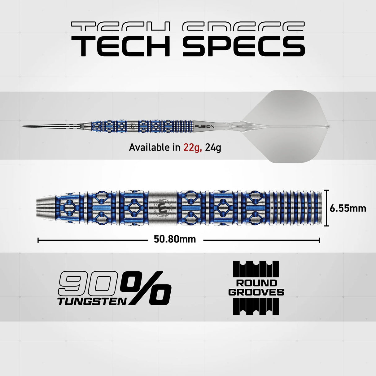 Winmau Lunaris Switch Point - Tapered 90% Tungsten - Aussie Dart Supplies Online