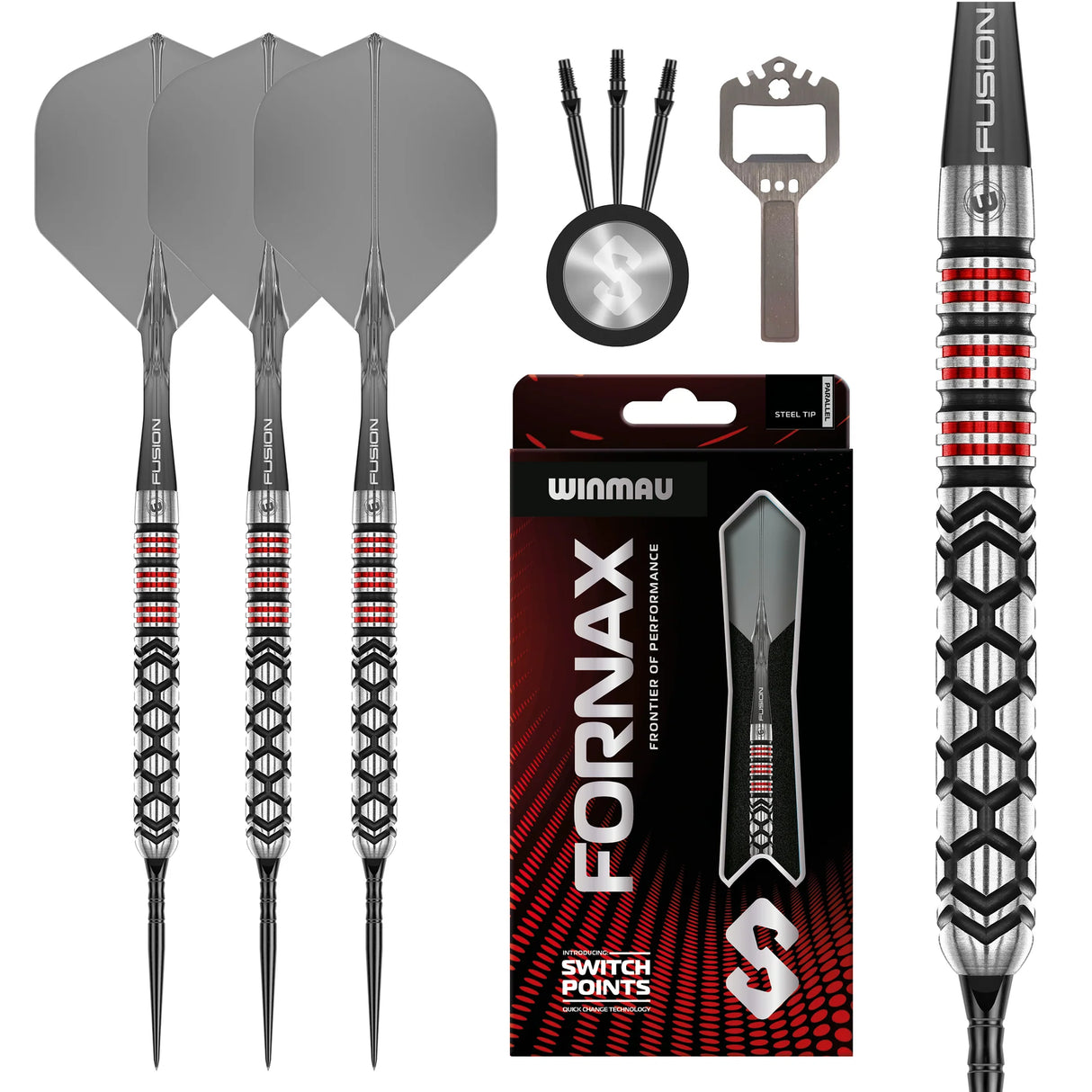Winmau Fornax Switch Points - Parallel 90% Tungsten - Aussie Dart Supplies Online