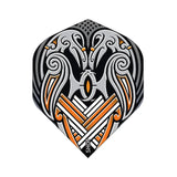 Viking Raven Dart Flight Set-Standard Black