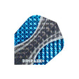 Dimplex Std No6 Flights - Blue Curve - Aussie Dart Supplies Online