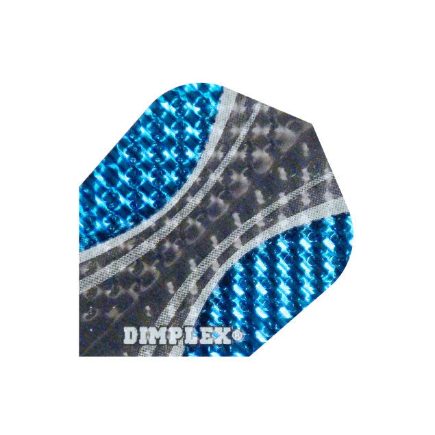 Dimplex Std No6 Flights - Blue Curve - Aussie Dart Supplies Online