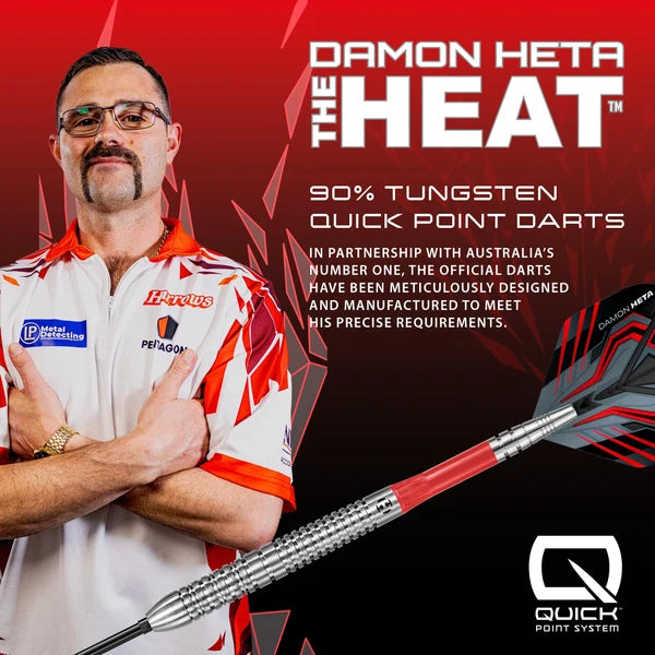 Damon Heta Natural 90% Tungsten Quick Point Darts