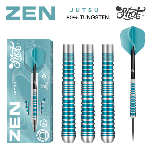 Zen Jutsu 2.0 Steel Tip Dart Set 80% Tungsten