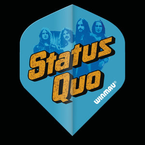 Winmau Rock Legends Status Quo Blue Logo