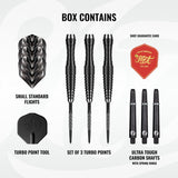 Tribal Weapon 4 Series Steel Tip Dart Set-90% Tungsten Turbo Points
