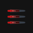 Winmau Victor Red Shafts - Short 34mm