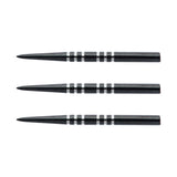 Winmau Black Re-Grooved Points - 32mm