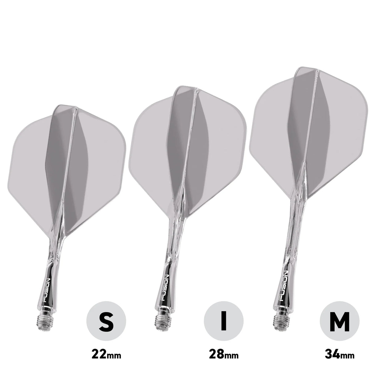 Winmau Clear Fusion #6 Integrated Flight & Shaft - Aussie Dart Supplies Online