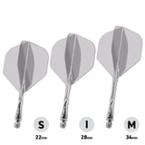 Winmau Clear Fusion #6 Integrated Flight & Shaft - Aussie Dart Supplies Online