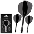 Winmau Black Fusion #6 Integrated Flight & Shaft - Aussie Dart Supplies Online