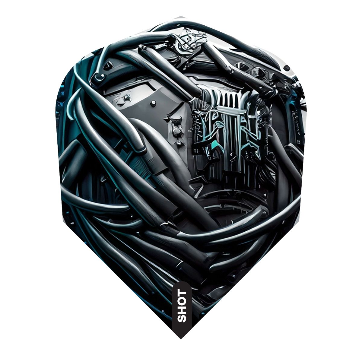 AI Cyberpunk Dart Flight Set - Small Standard