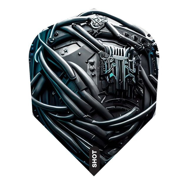 AI Cyberpunk Dart Flight Set - Small Standard