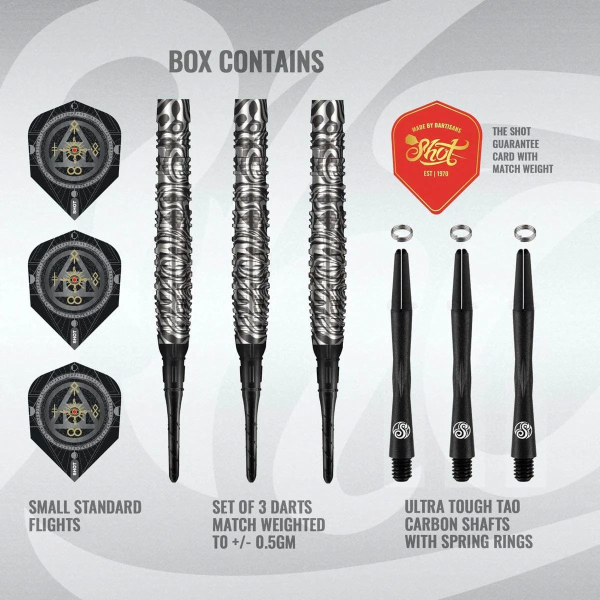 Alchemy Runstel Soft Tip Dart Set-90% Tungsten Barrels