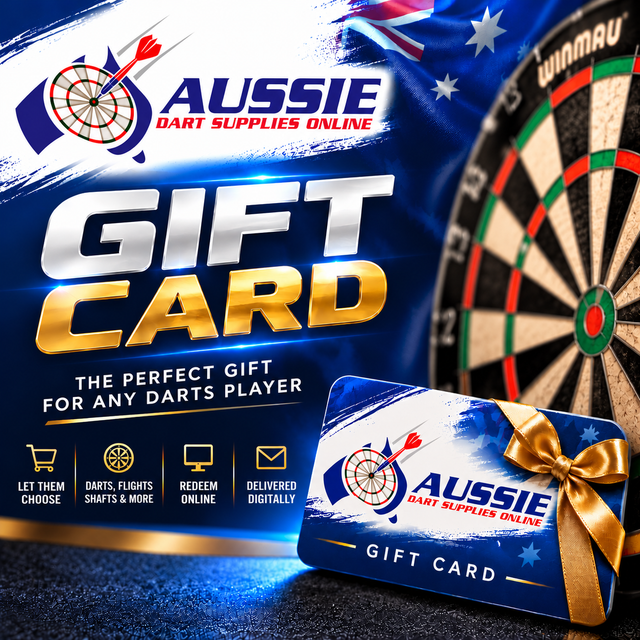Gift Cards $25 - $250 - Aussie Dart Supplies Online