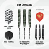 Camo Ghillie Turbo Point - 90% Steel Tip Darts - Aussie Dart Supplies Online