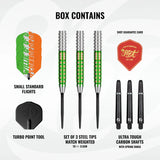 Pro Series Willie O'Connor Turbo Point - 90% Steel Tip Darts - Aussie Dart Supplies Online