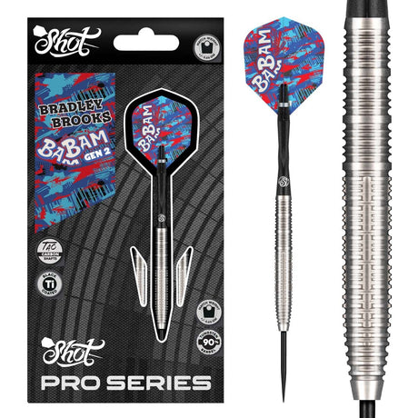 Shot Pro Series Bradley Brooks Gen 2 90% Tungsten - Aussie Dart Supplies Online