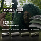 Camo Longshot Turbo Point - 95% Steel Tip Darts - Aussie Dart Supplies Online